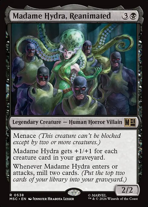 Madame Hydra, Reanimated - Marvel Super Heroes Commander Magic card
