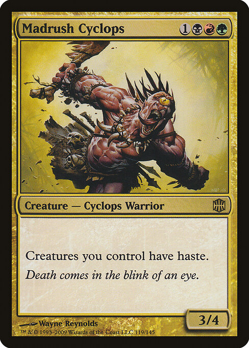 Madrush Cyclops - Alara Reborn Magic card