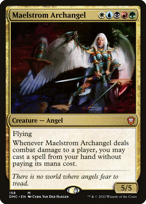 Maelstrom Archangel - Dominaria United Commander Magic card