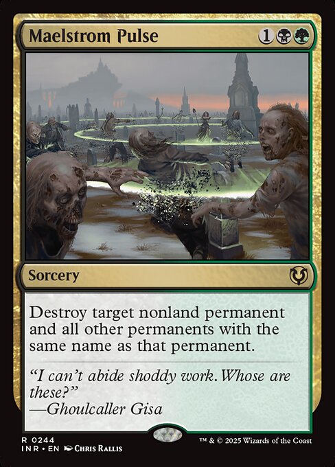 Maelstrom Pulse - Innistrad Remastered (#244) - Illustrated by Chris Rallis - Magic: The Gathering Card