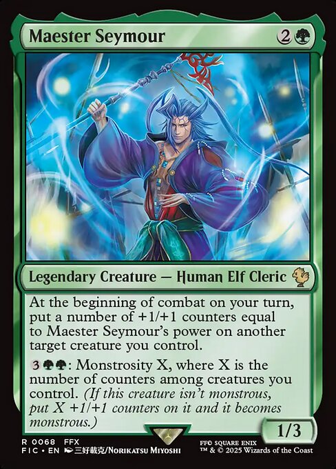 Maester Seymour - Final Fantasy Commander Magic card
