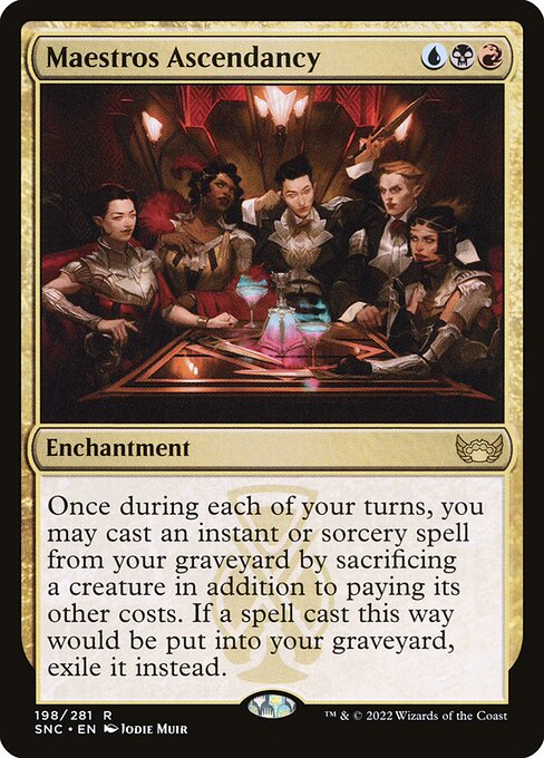 Maestros Ascendancy - Streets of New Capenna (#198) - Illustrated by Jodie Muir - Magic: The Gathering Card