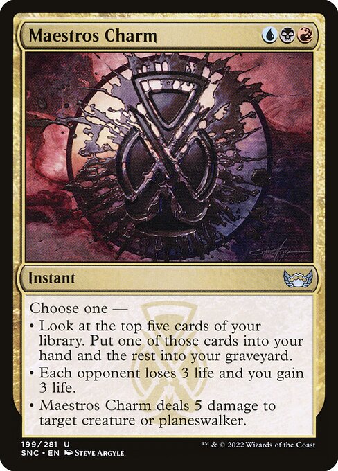 Maestros Charm - Streets of New Capenna Magic card