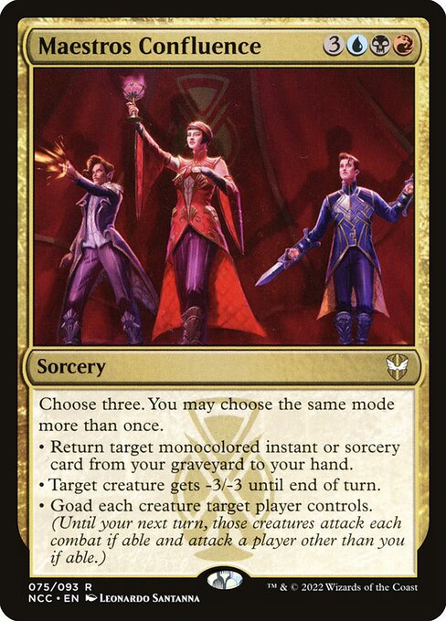 Maestros Confluence - New Capenna Commander Magic card