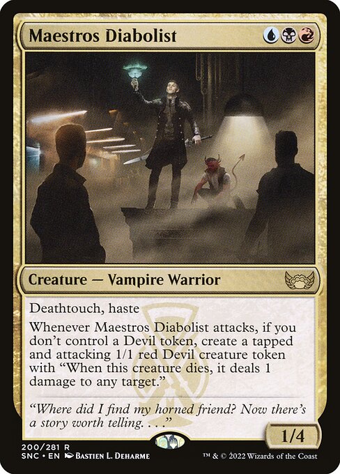 Maestros Diabolist - Streets of New Capenna Magic card