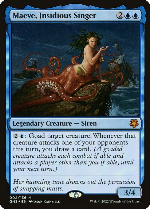 Maeve, Insidious Singer - Game Night: Free-for-All Magic card