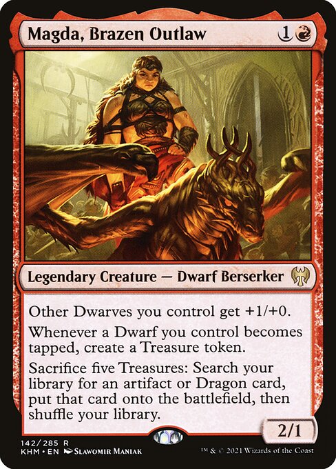 Magda, Brazen Outlaw - Kaldheim Magic card
