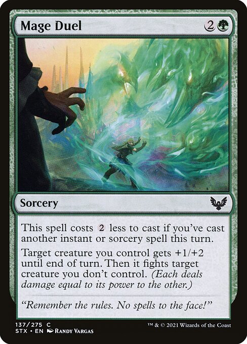 Mage Duel - Strixhaven: School of Mages Magic card