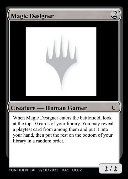 Magic Designer - Unknown Event Magic card