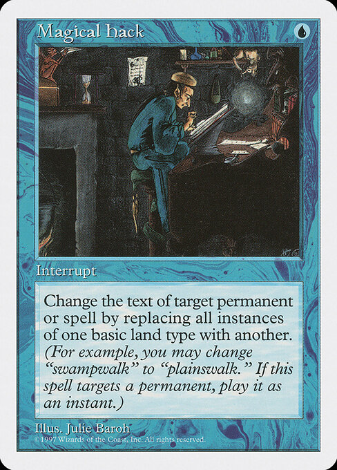 Magical Hack - Fifth Edition Magic card