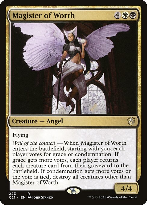 Magister of Worth - Commander 2021 Magic card