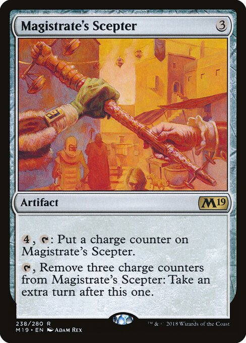 Magistrate's Scepter - Core Set 2019 Magic card