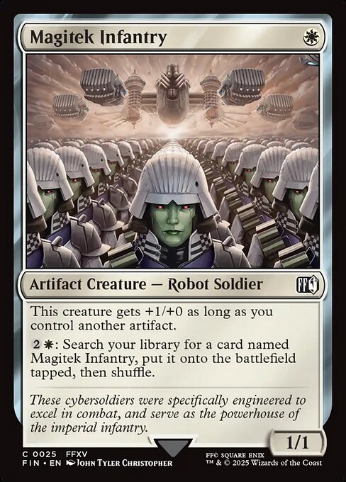 Magitek Infantry - Final Fantasy Magic card
