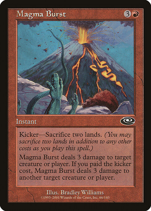 Magma Burst - Planeshift Magic card