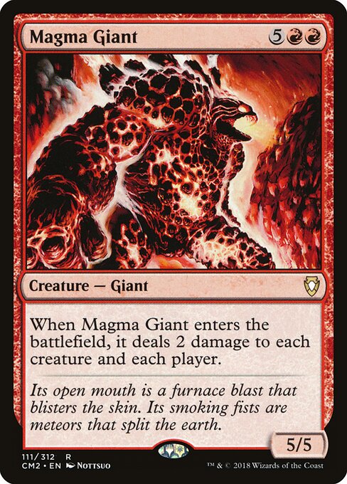 Magma Giant - Commander Anthology Volume II (#111) - Illustrated by Nottsuo - Magic: The Gathering Card