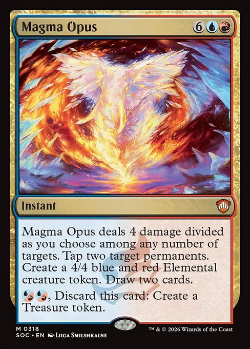 Magma Opus - Secrets of Strixhaven Commander Magic card