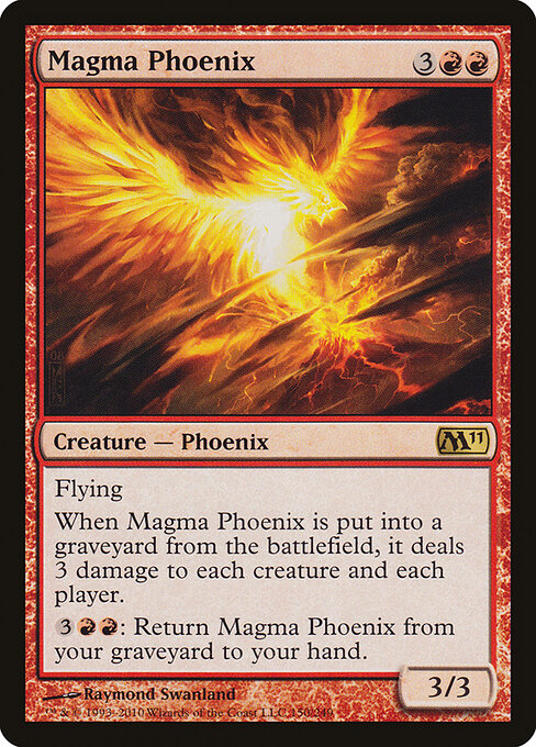 Magma Phoenix - Magic 2011 Magic card