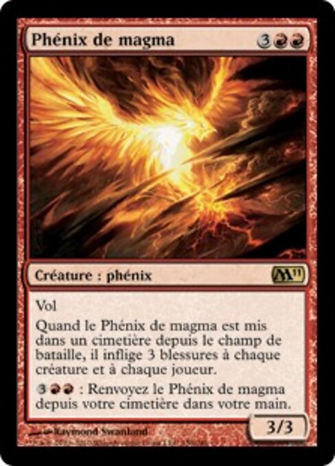 Magma-Phoenix (Magma Phoenix) - Magic 2010 (#148) - Illustrated by Raymond Swanland - Magic: The Gathering Card