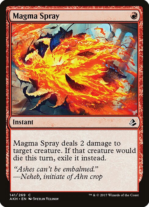 Magma Spray - Amonkhet Magic card