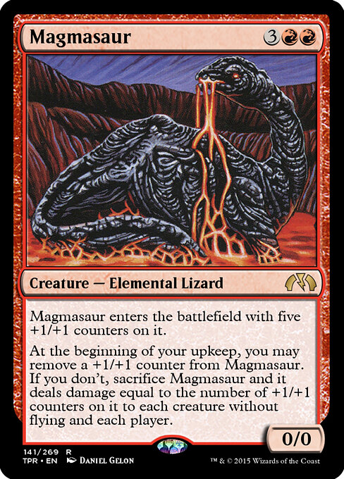 Magmasaur - Tempest Remastered Magic card