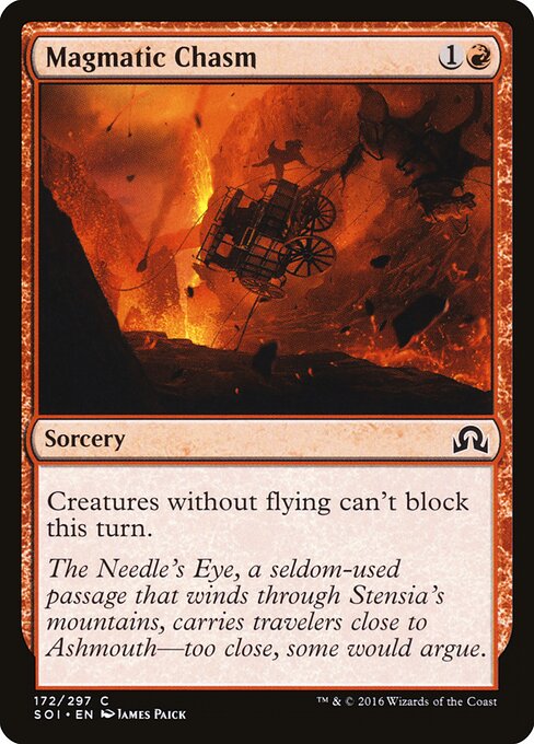Magmatic Chasm - Shadows over Innistrad Magic card