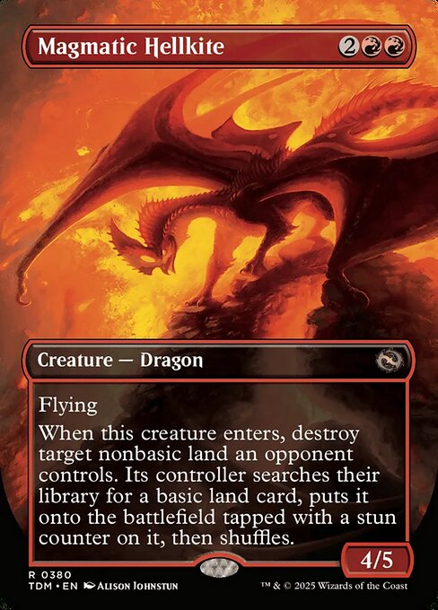 Magmatic Hellkite // Magmatic Hellkite art by Alison Johnstun