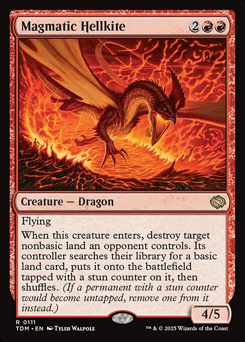 Magmatic Hellkite - Tarkir: Dragonstorm Magic card