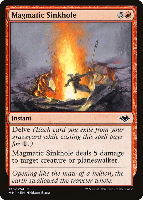 Magmatic Sinkhole - Modern Horizons Magic card