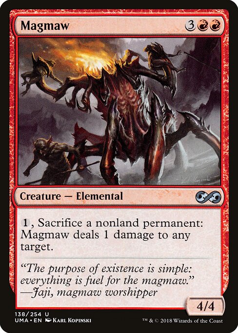Magmaw - Ultimate Masters Magic card