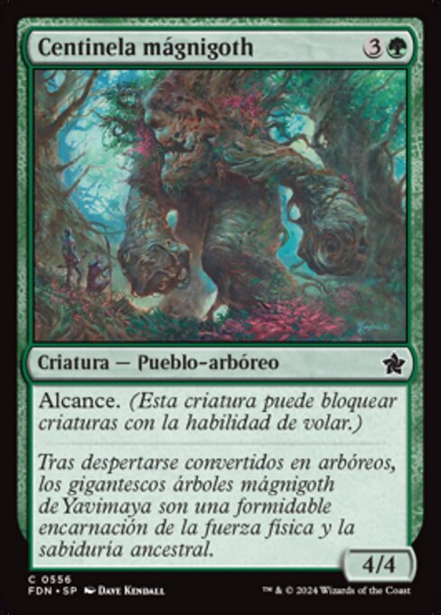 マグニゴスの歩哨 (Magnigoth Sentry) - Dominaria United (#172) - Illustrated by Dave Kendall - Magic: The Gathering Card
