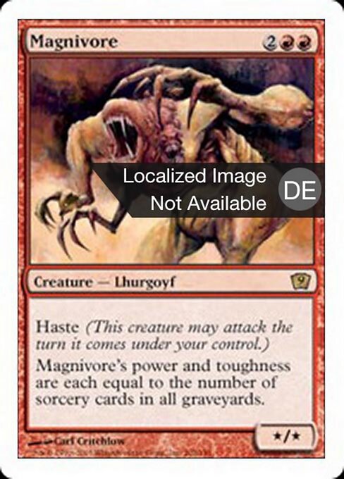 Magnívoro (Magnivore) - Ninth Edition (#202) - Illustrated by Carl Critchlow - Magic: The Gathering Card