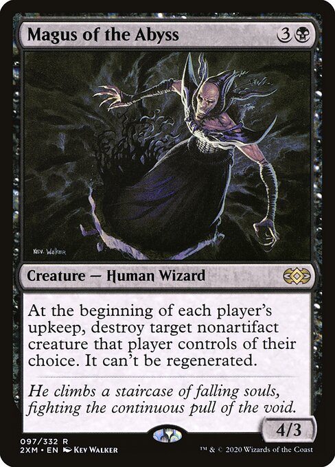 Magus of the Abyss - Double Masters (#97) - Illustrated by Kev Walker - Magic: The Gathering Card