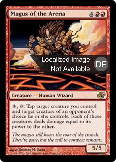 Magus dell'Arena (Magus of the Arena) - Planar Chaos (#104) - Illustrated by Thomas M. Baxa - Magic: The Gathering Card