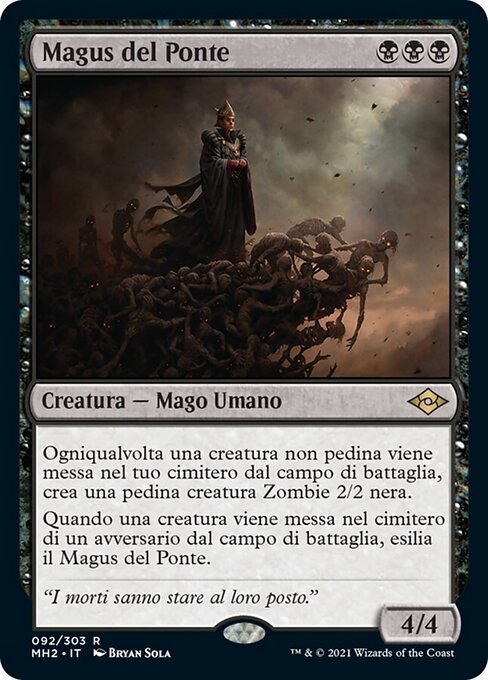 Magus del Ponte (Magus of the Bridge) - Modern Horizons 2 (#92) - Illustrated by Bryan Sola - Magic: The Gathering Card