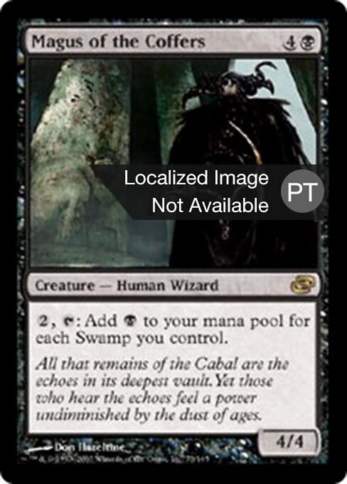 Mago de las arcas (Magus of the Coffers) - Planar Chaos (#73) - Illustrated by Don Hazeltine - Magic: The Gathering Card