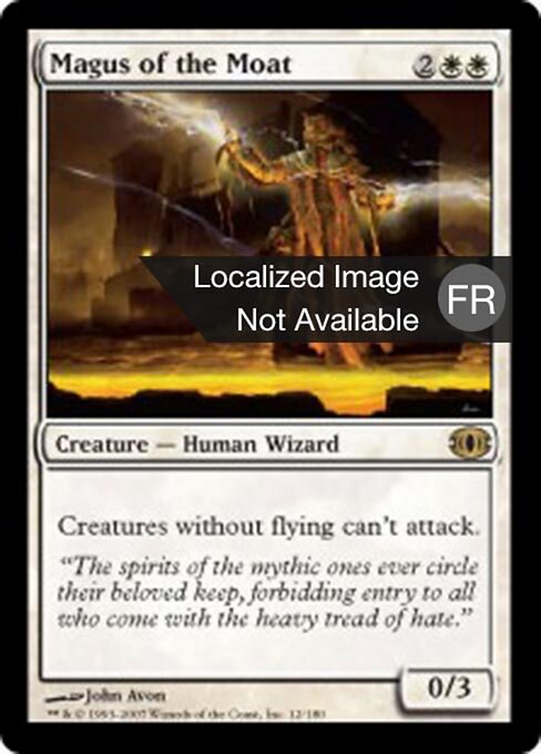 Magus der Gräben (Magus of the Moat) - Future Sight (#12) - Illustrated by John Avon - Magic: The Gathering Card