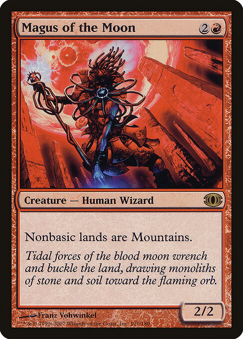 Magus des Mondes (Magus of the Moon) - Time Spiral Remastered (#175) - Illustrated by Milivoj Ćeran - Magic: The Gathering Card