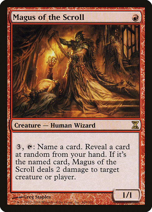 Magus of the Scroll - Time Spiral Magic card
