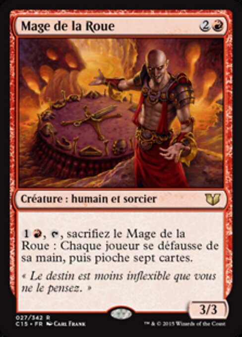 Mago de la rueda (Magus of the Wheel) - Commander 2019 (#149) - Illustrated by Carl Frank - Magic: The Gathering Card