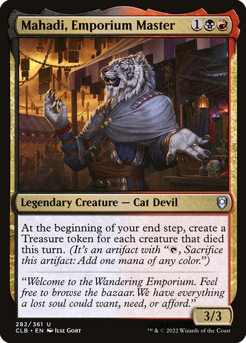 Mahadi, Emporium Master - Commander Legends: Battle for Baldur's Gate Magic card