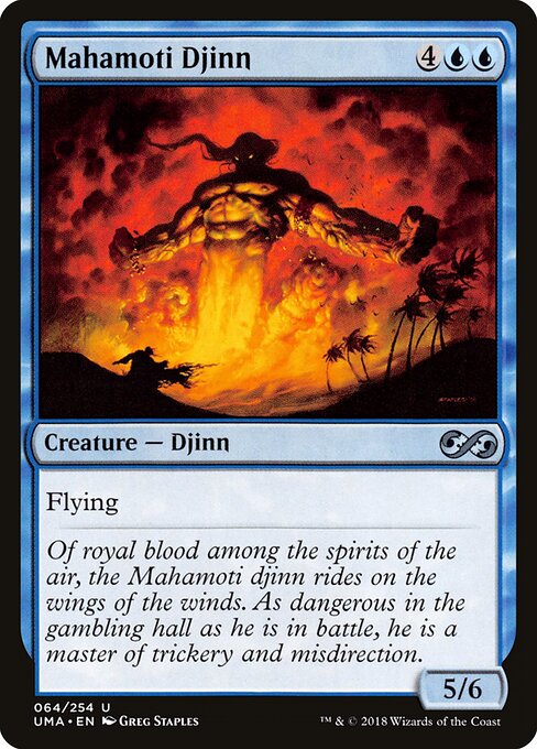 Mahamoti Djinn - Ultimate Masters Magic card