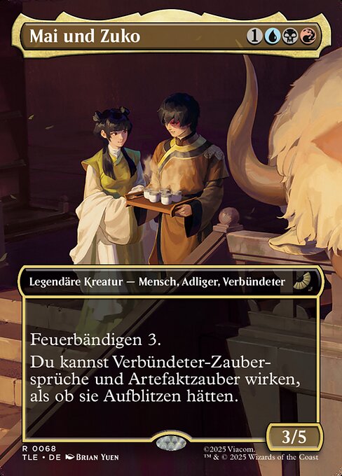 Mai und Zuko (Mai and Zuko) - Avatar: The Last Airbender Eternal (#68) - Illustrated by Brian Yuen - Magic: The Gathering Card