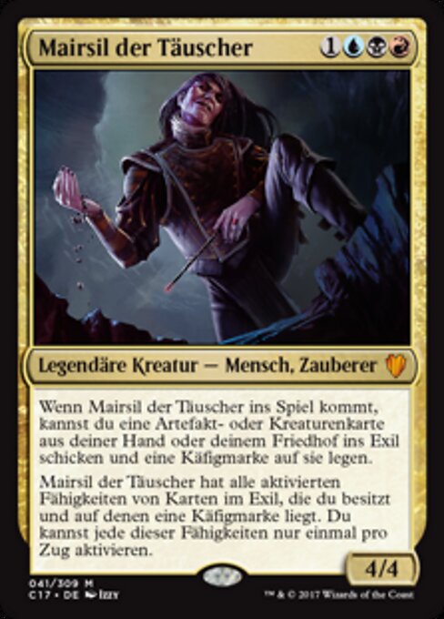 Mairsil der Täuscher (Mairsil, the Pretender) - Commander 2017 (#41) - Illustrated by Izzy - Magic: The Gathering Card