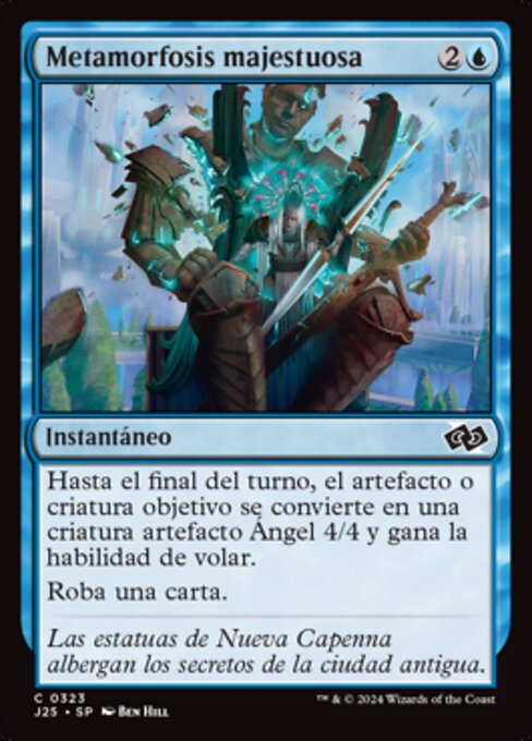 Majestätische Metamorphose (Majestic Metamorphosis) - Streets of New Capenna (#48) - Illustrated by Ben Hill - Magic: The Gathering Card