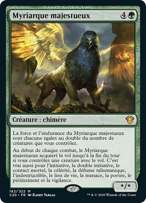 Majestätischer Myriarch (Majestic Myriarch) - Commander 2020 (#182) - Illustrated by Randy Vargas - Magic: The Gathering Card