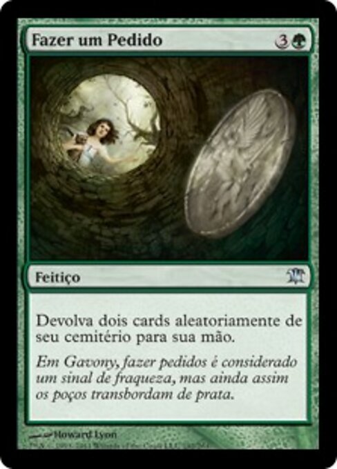 Esprimere un Desiderio (Make a Wish) - Innistrad (#192) - Illustrated by Howard Lyon - Magic: The Gathering Card