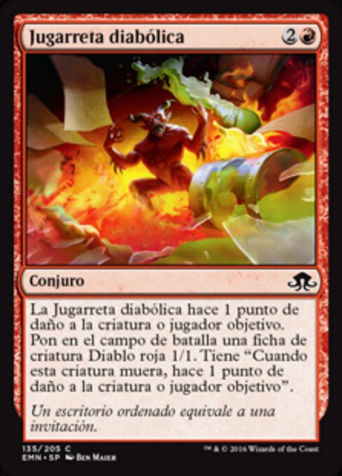 Creare Guai (Make Mischief) - Eldritch Moon (#135) - Illustrated by Ben Maier - Magic: The Gathering Card