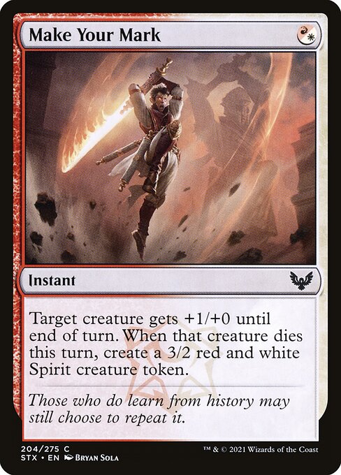 Make Your Mark - Strixhaven: School of Mages Magic card