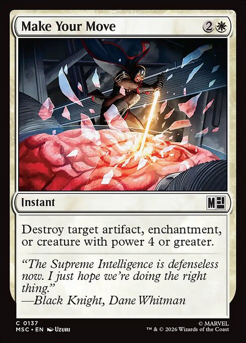 Make Your Move - Marvel Super Heroes Commander Magic card