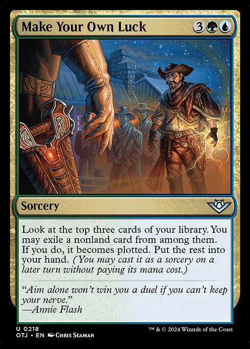 Make Your Own Luck - Outlaws of Thunder Junction Magic card